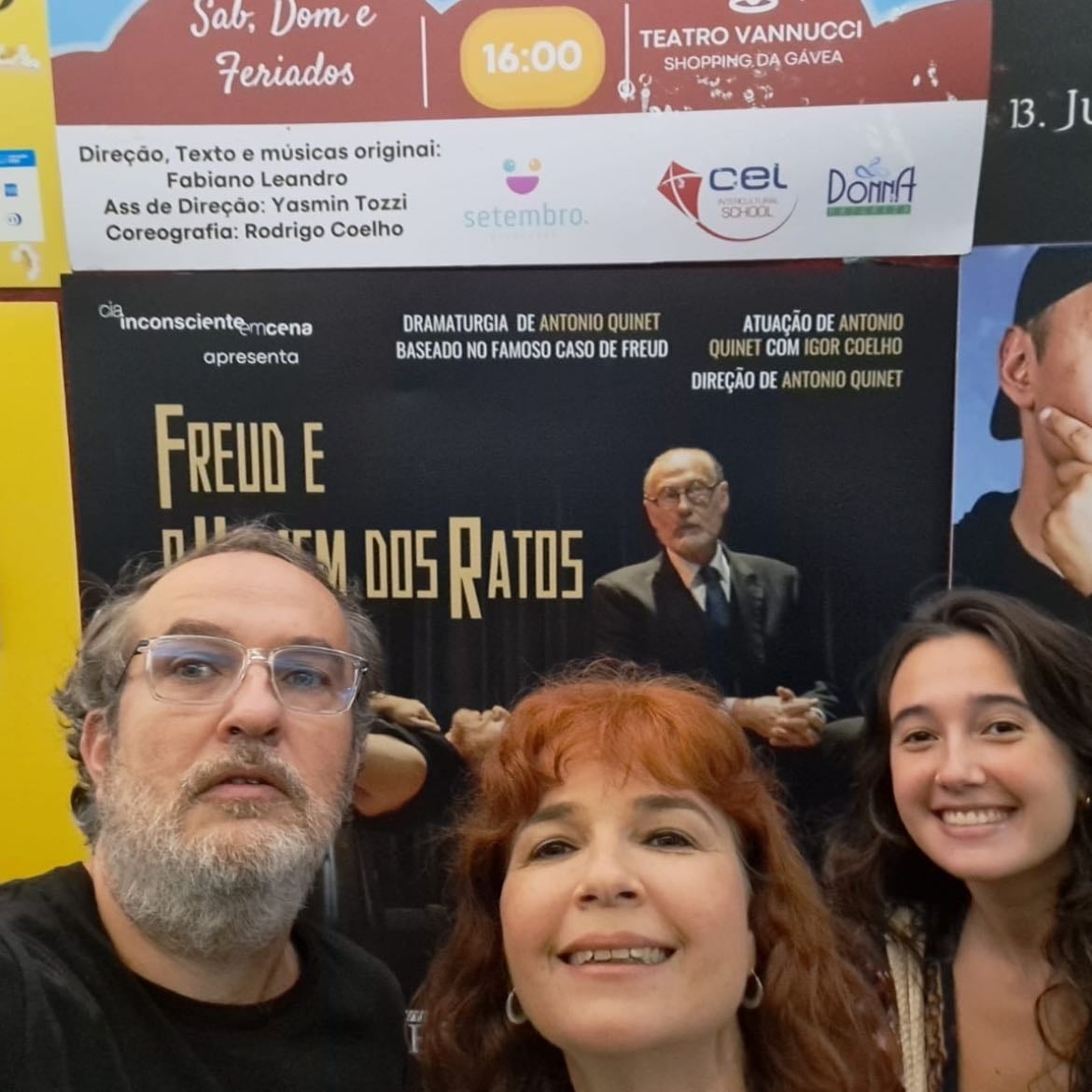 Freud e os Homens dos Ratos - Junho - Teatro Vannuci (Gávea)