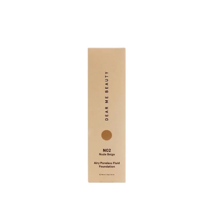 Dear me beauty airly poreless foundation - Shade N02 (Nude Beige)