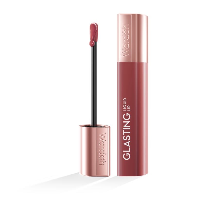 Wardah Glasting Liquid Lip - Shade 04 Rosewood Radiance