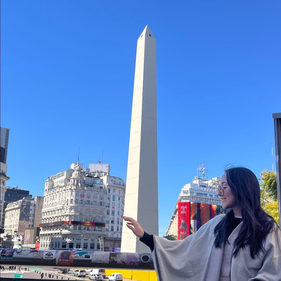 Obelisco desde mirador - Puedes buscar este mirador es gratuito para tomarte las mejores fotos