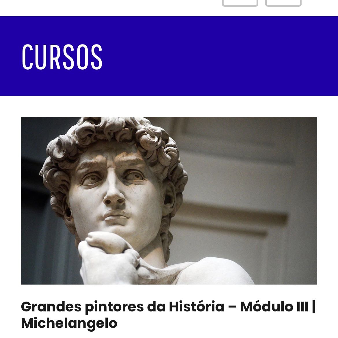 cursos de arte no MIS-sp