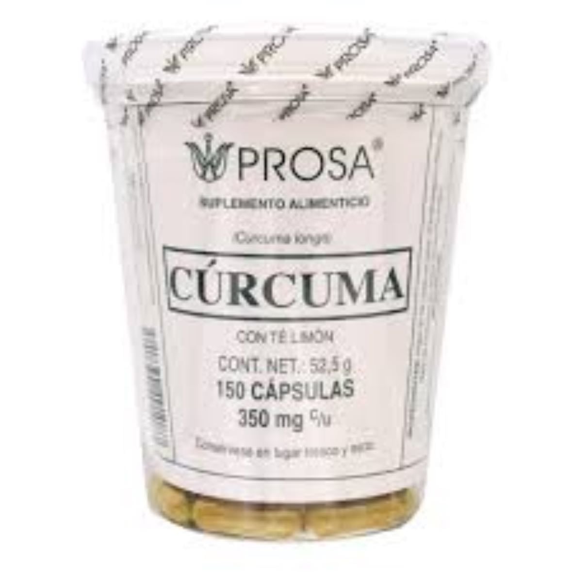 Cápsulas de cúrcuma - Marca PROSA