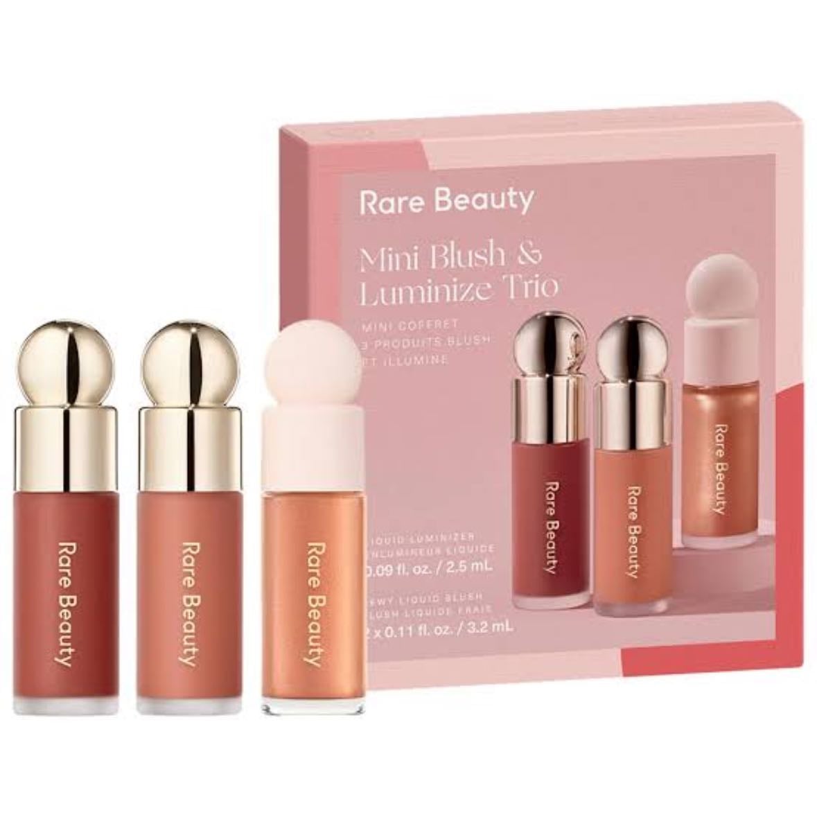 Blush & luminize trio - Rare beauty