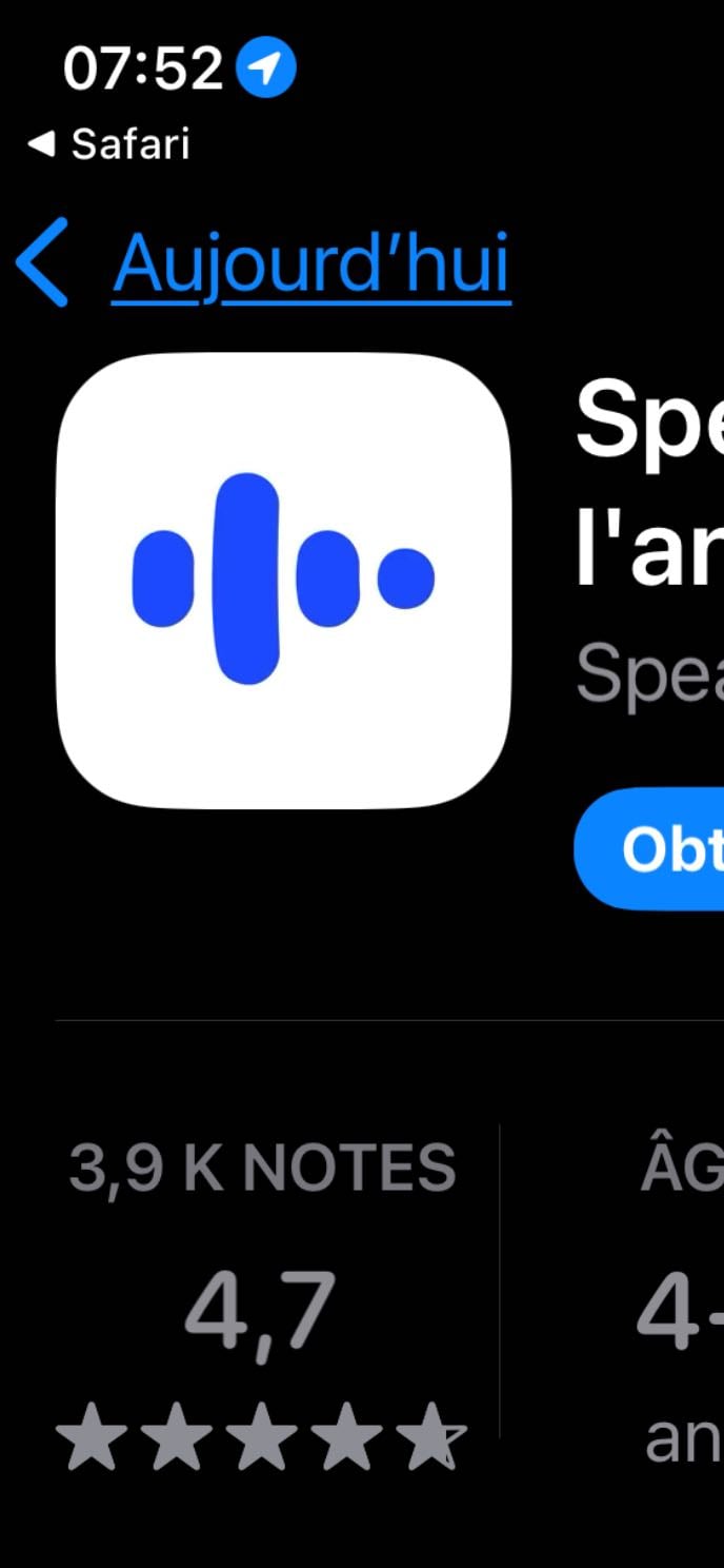 Speak: Apprenez l'anglais