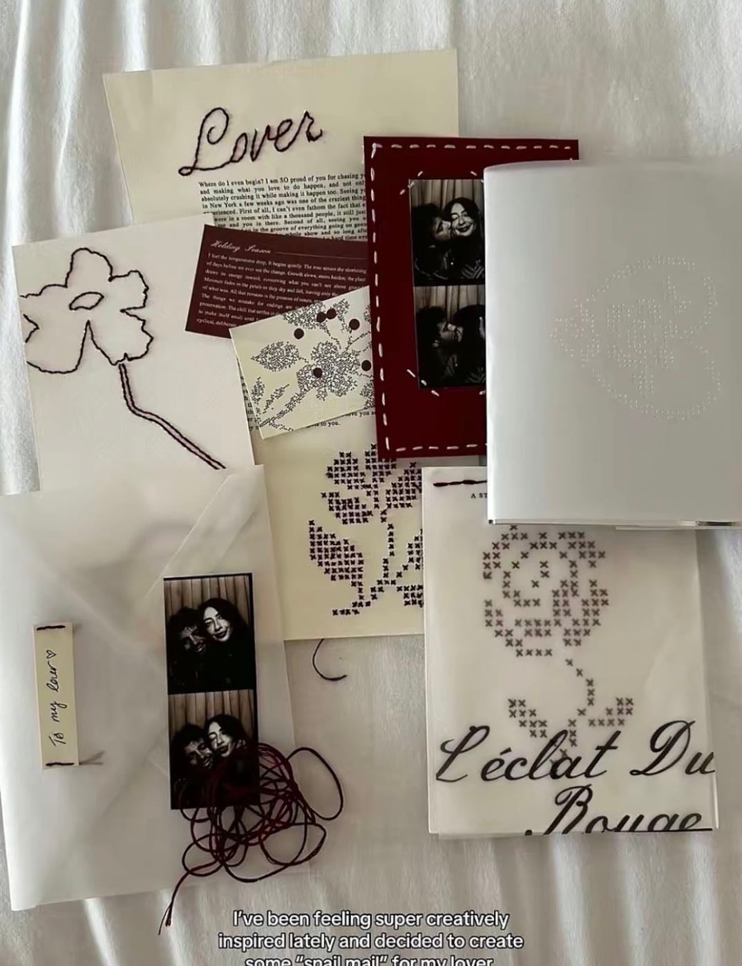 Create the habit to write yourself letter - To put in souvenirs boxe !