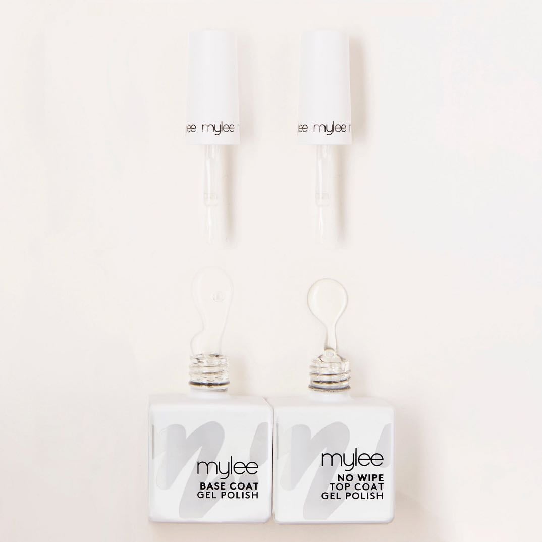 No Wipe Top & Base Coat Gel Polish Duo - Mylee