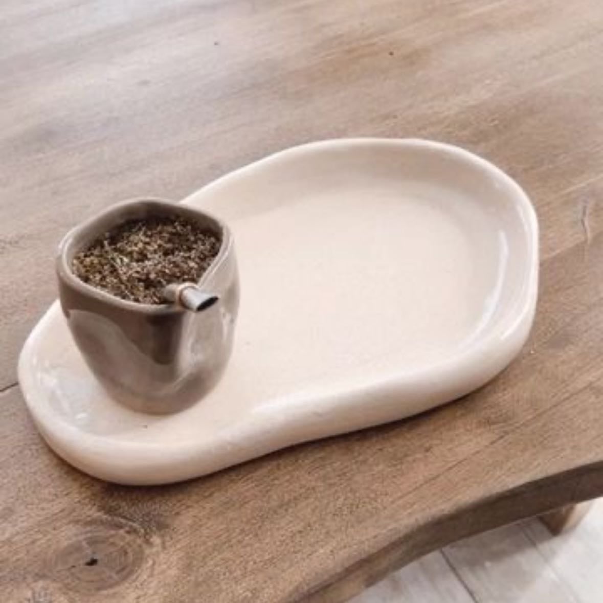 mate y platito - para regalar, siempre es lindo