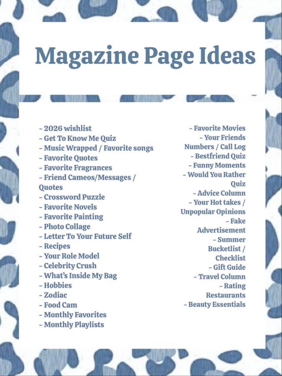 make my own magazine