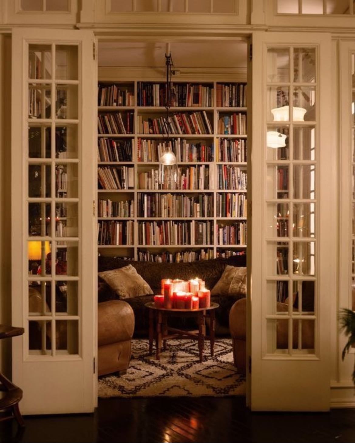 At home library