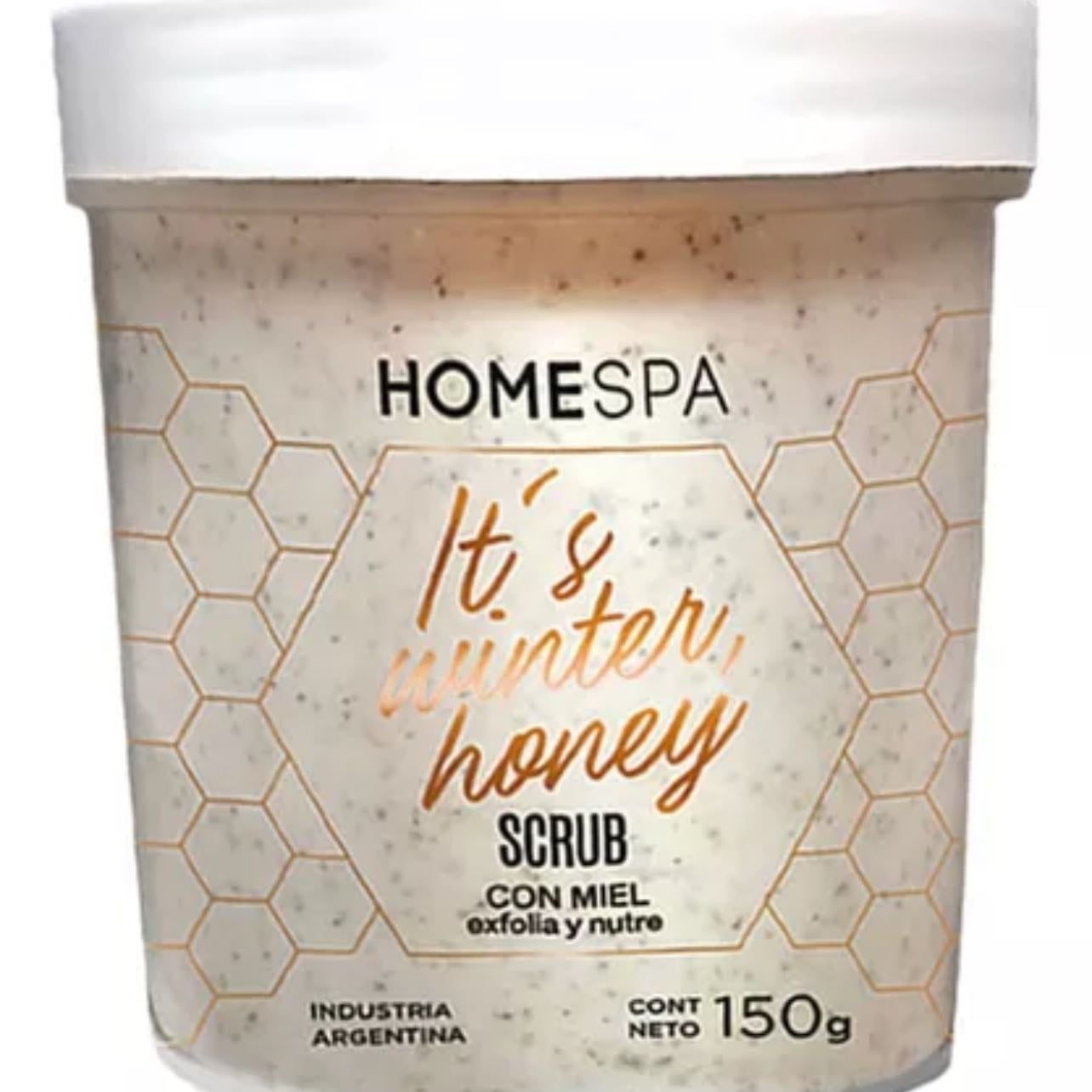 Home spa scrub con miel