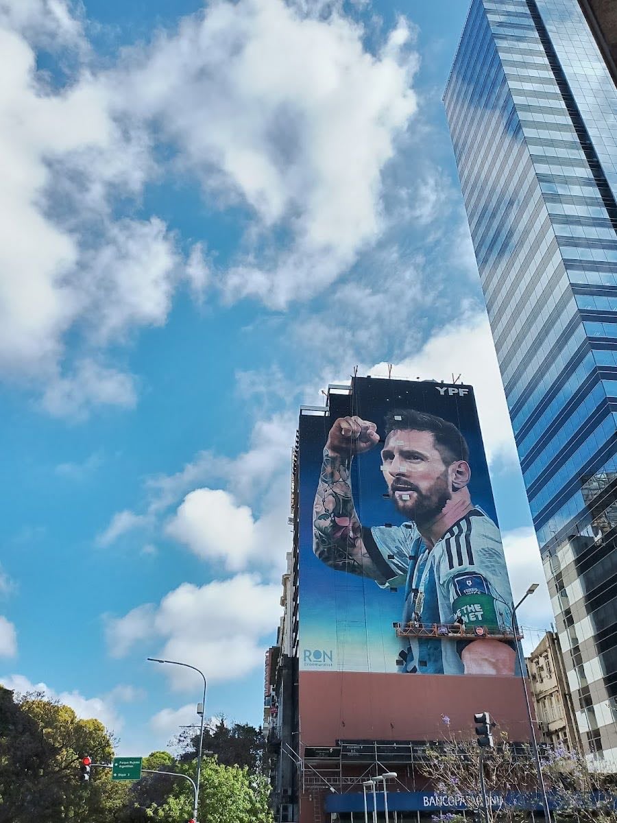 Mural MESSI 9 de julio