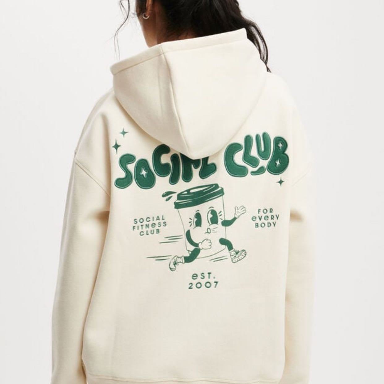 Beige Cotton On Hoodie
