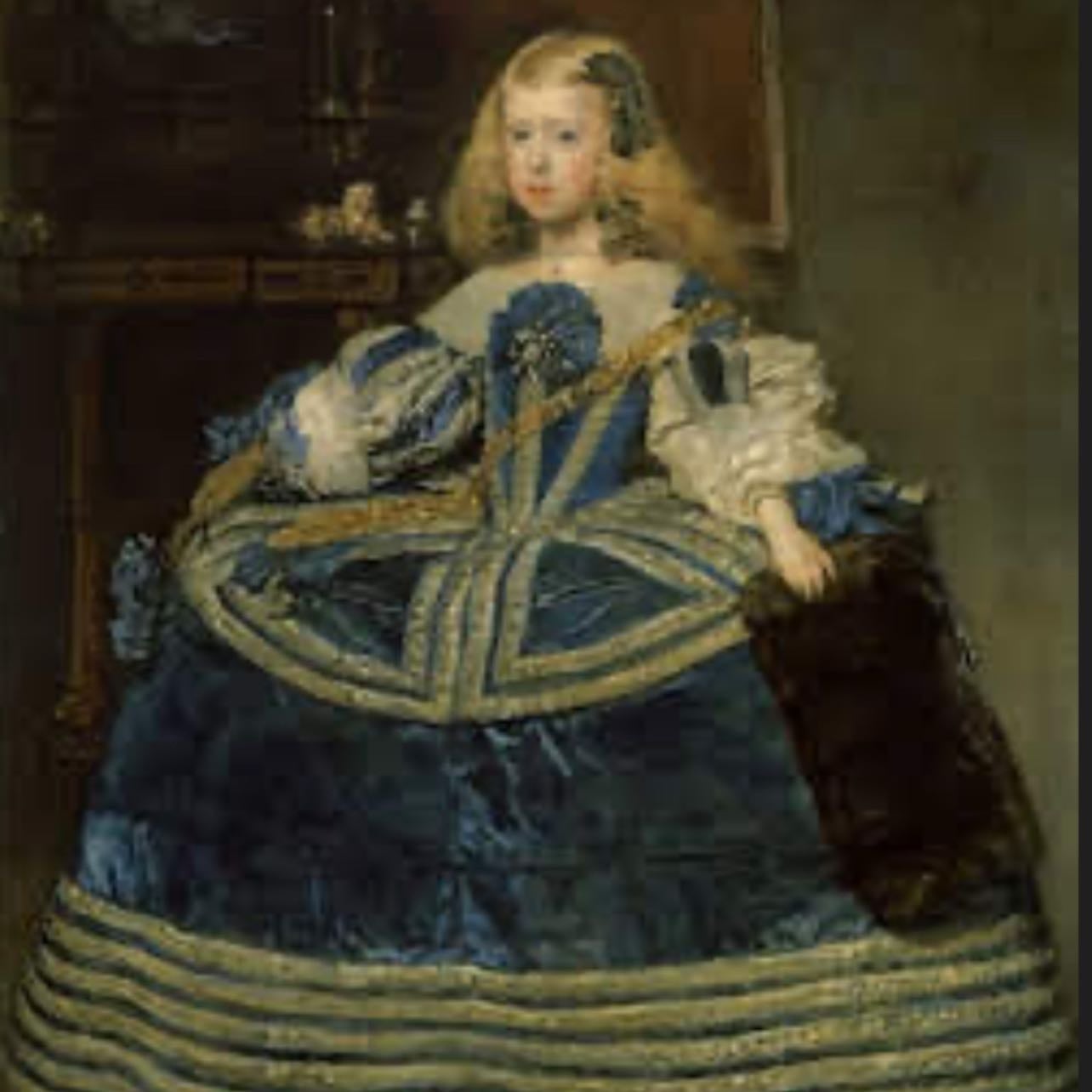 La infanta Margarita en azul - Diego Velázquez