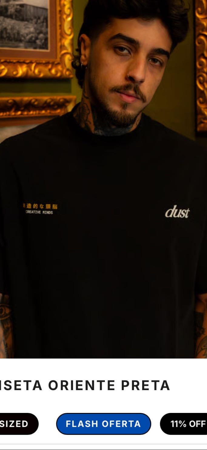 Black Tee - Tamanho GG