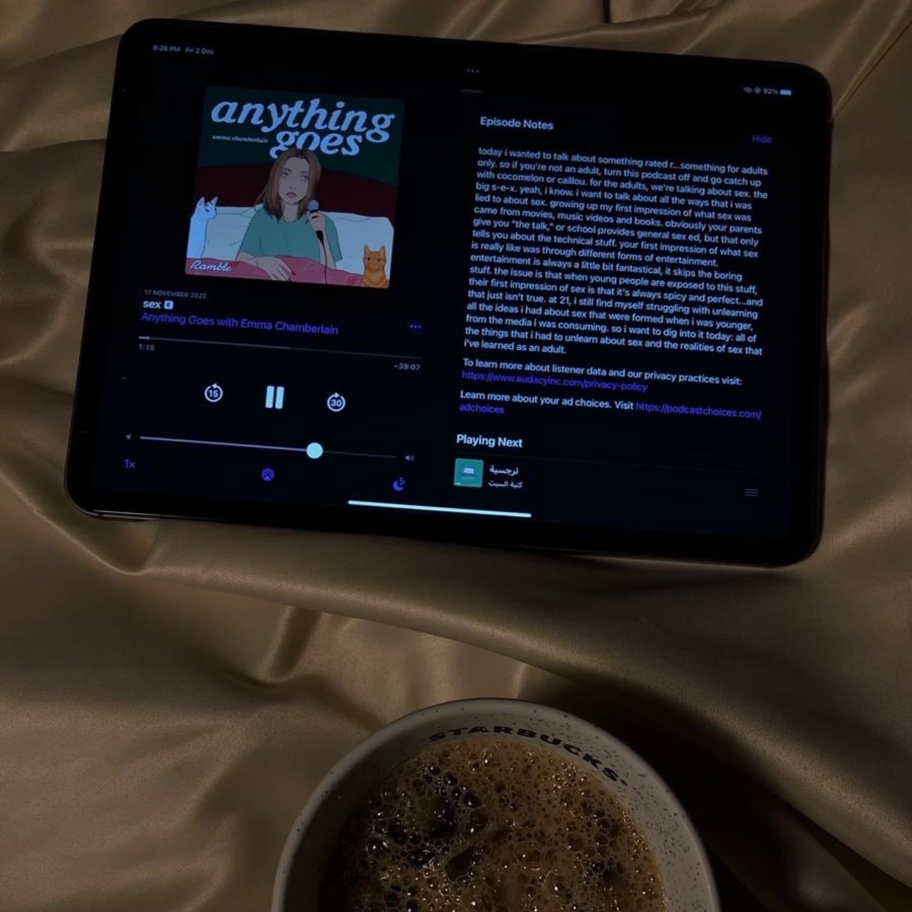 Listen to a nice podcast