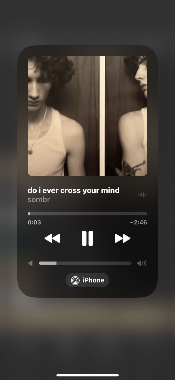 do i ever cross your mind