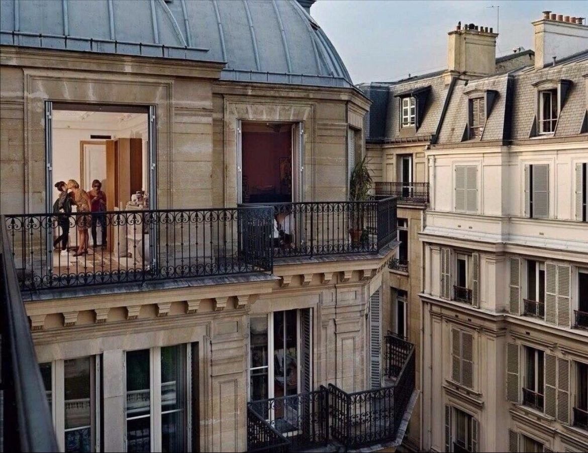 outside