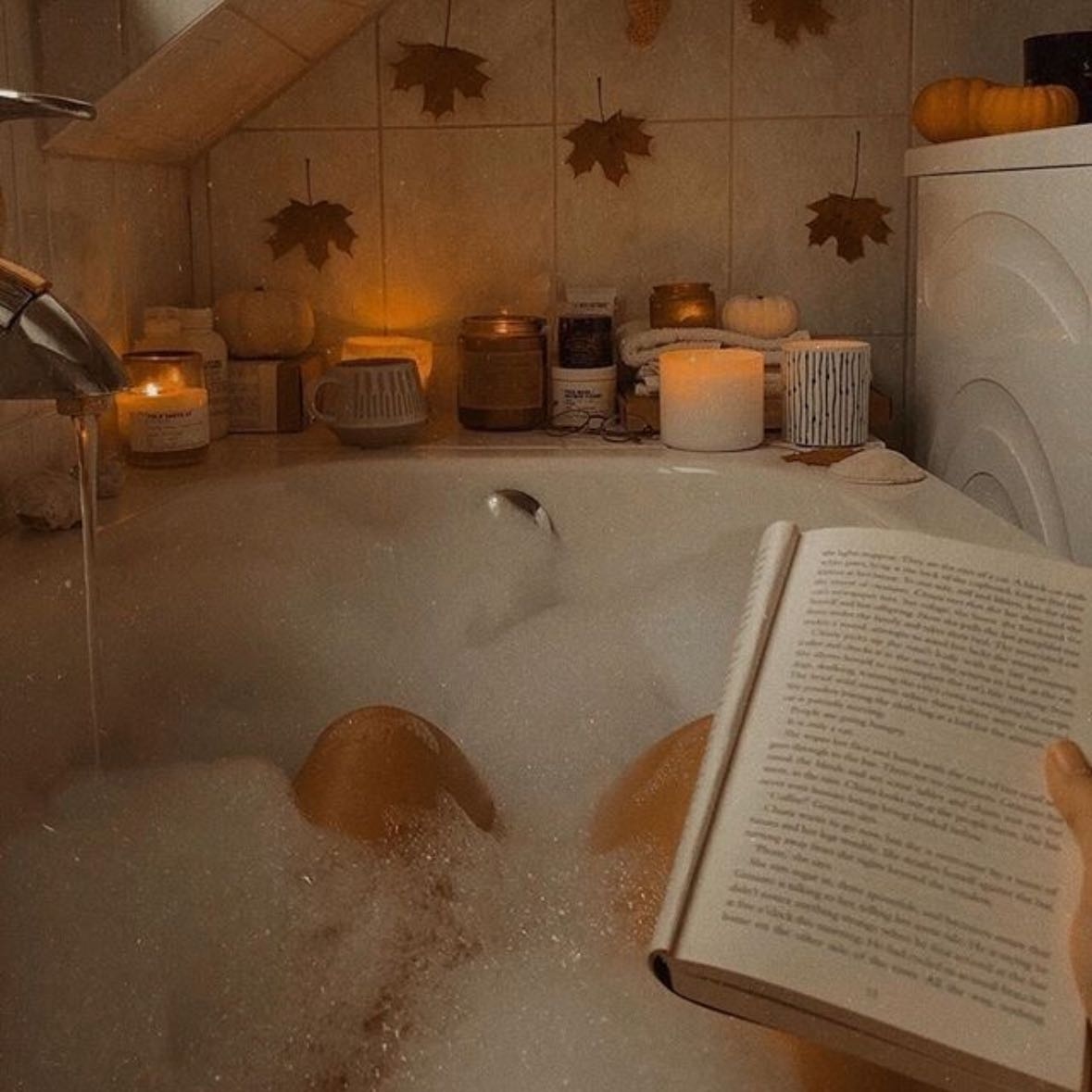 Long bath & playing jazz