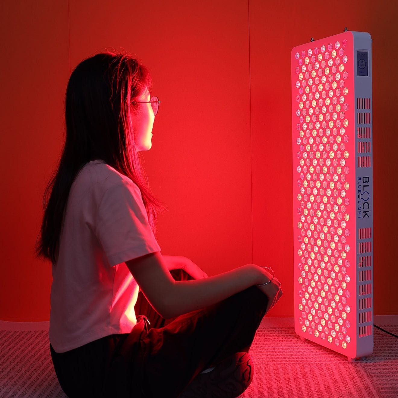 Red light therapy panel