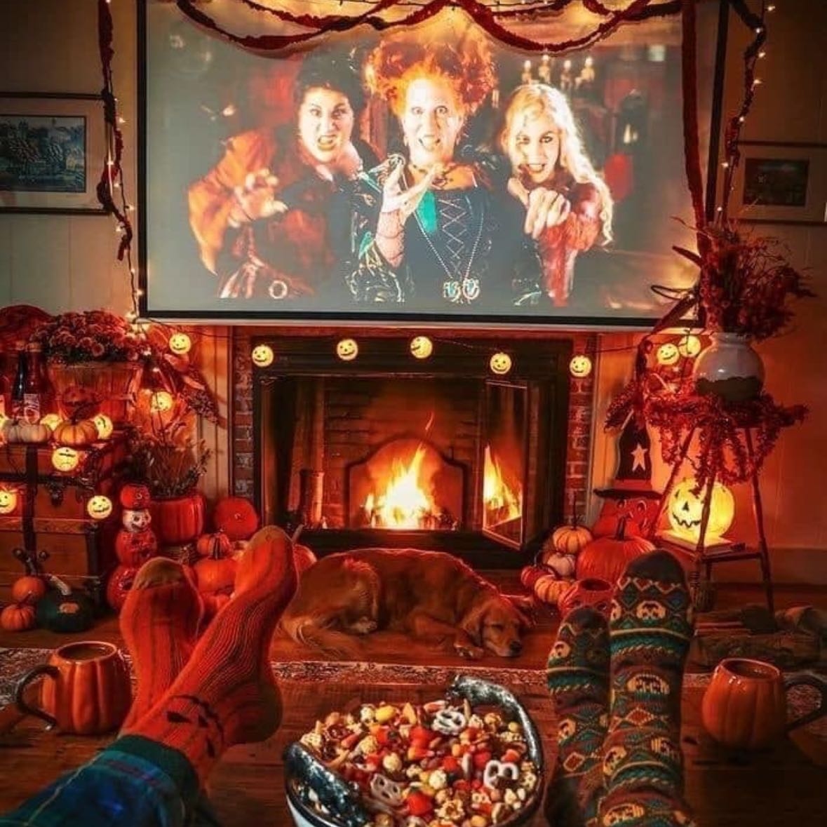 Halloween themed movies with friends