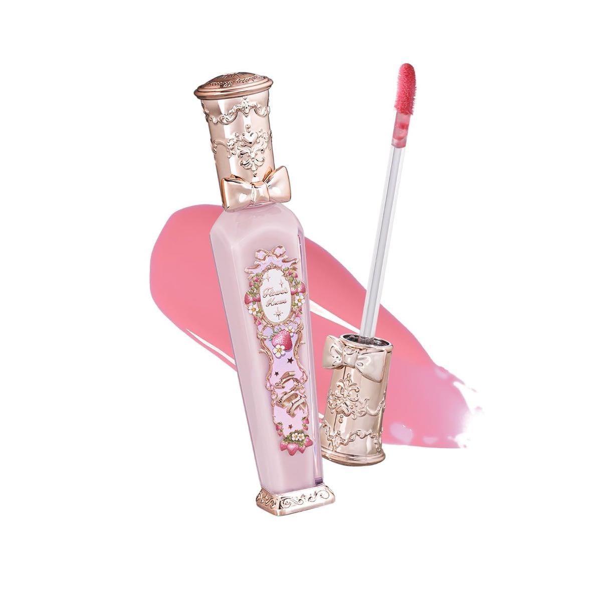 strawberry rococo lipgloss - flowerknows