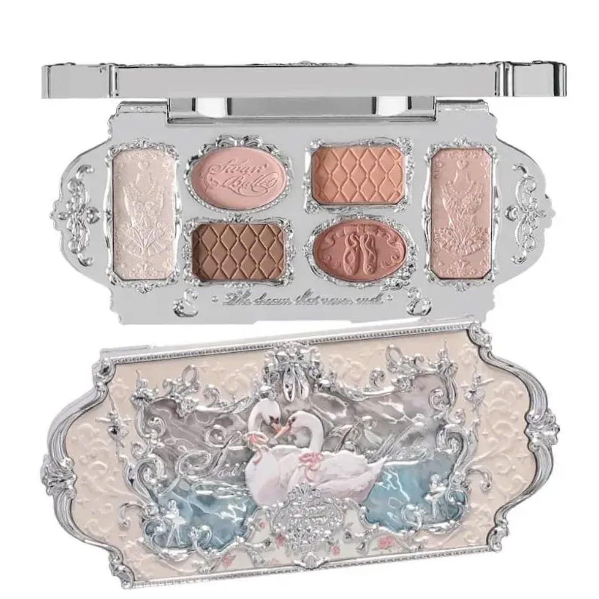 swan ballet eyeshadow palette - flowerknows