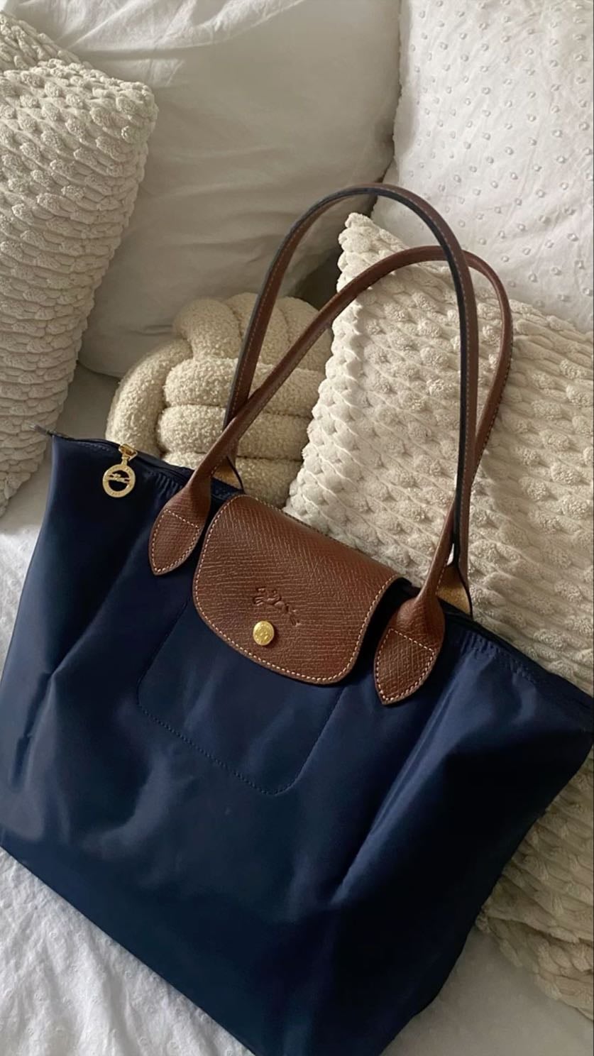 Navy Blue Longchamp Bag - Medium