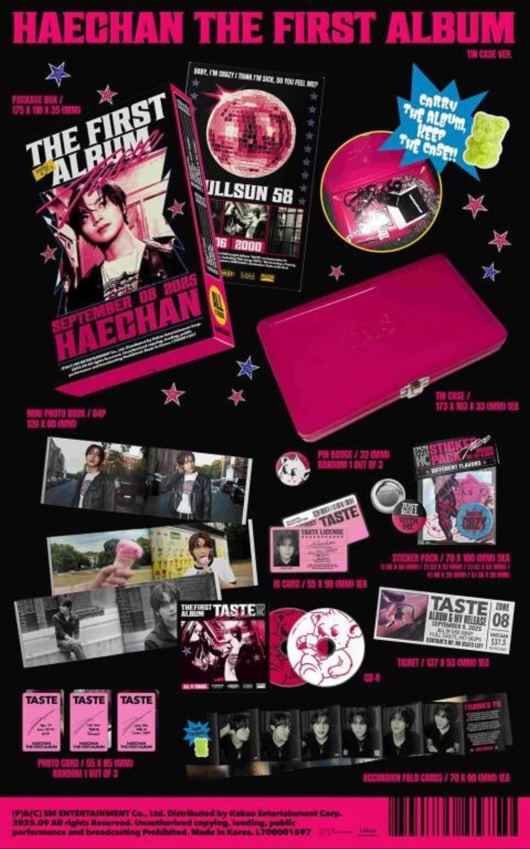 HAECHAN - 1st Album TASTE (the case ver. )