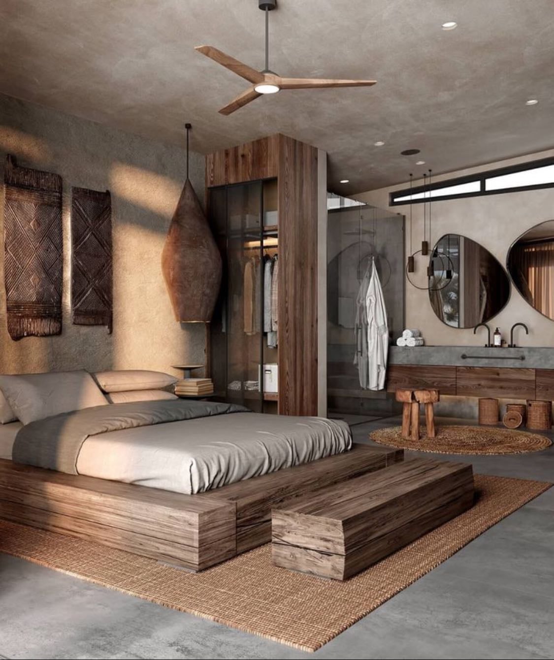 Bedroom Idea #1 - I really love the color brown so…