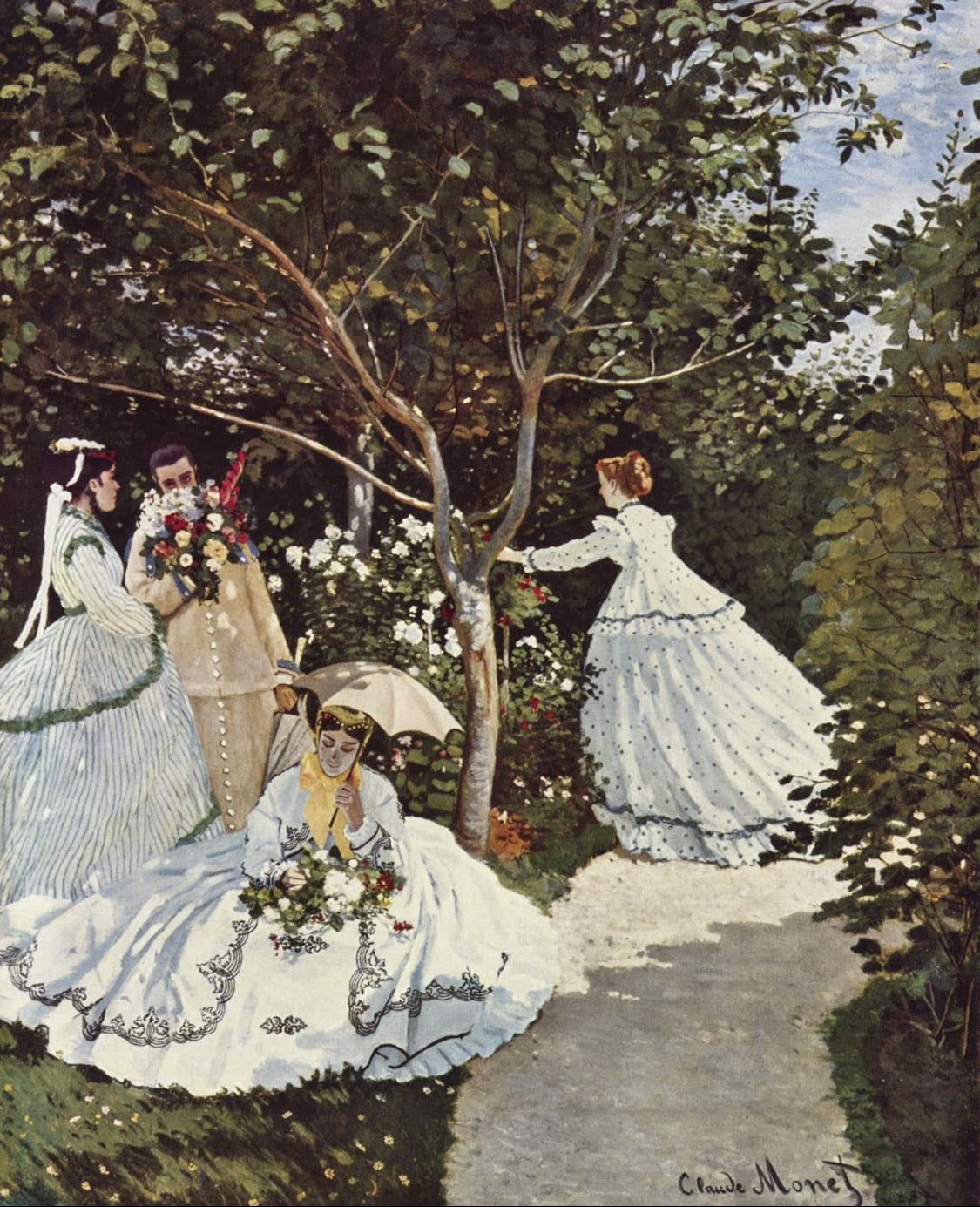 Women in Garden - Claude Monet