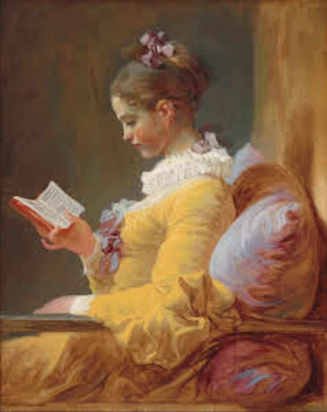A Young Girl Reading - Jean-HonorΓ© Fragonard