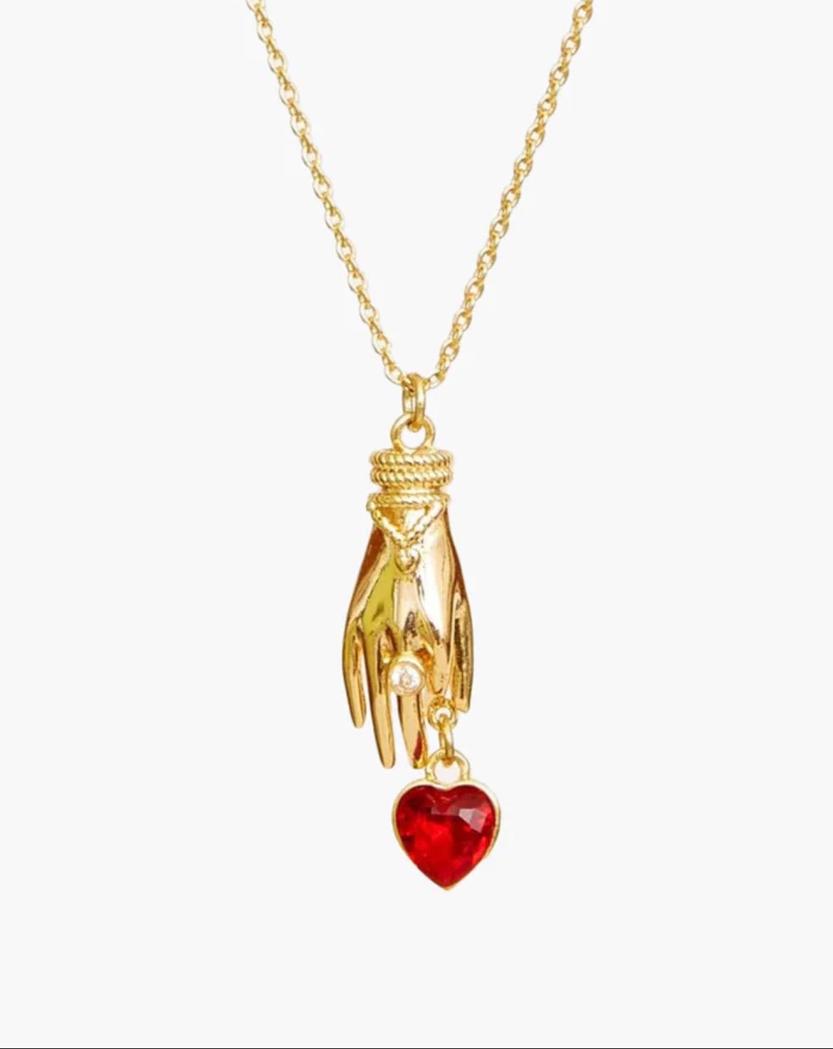 necklace - golden touch