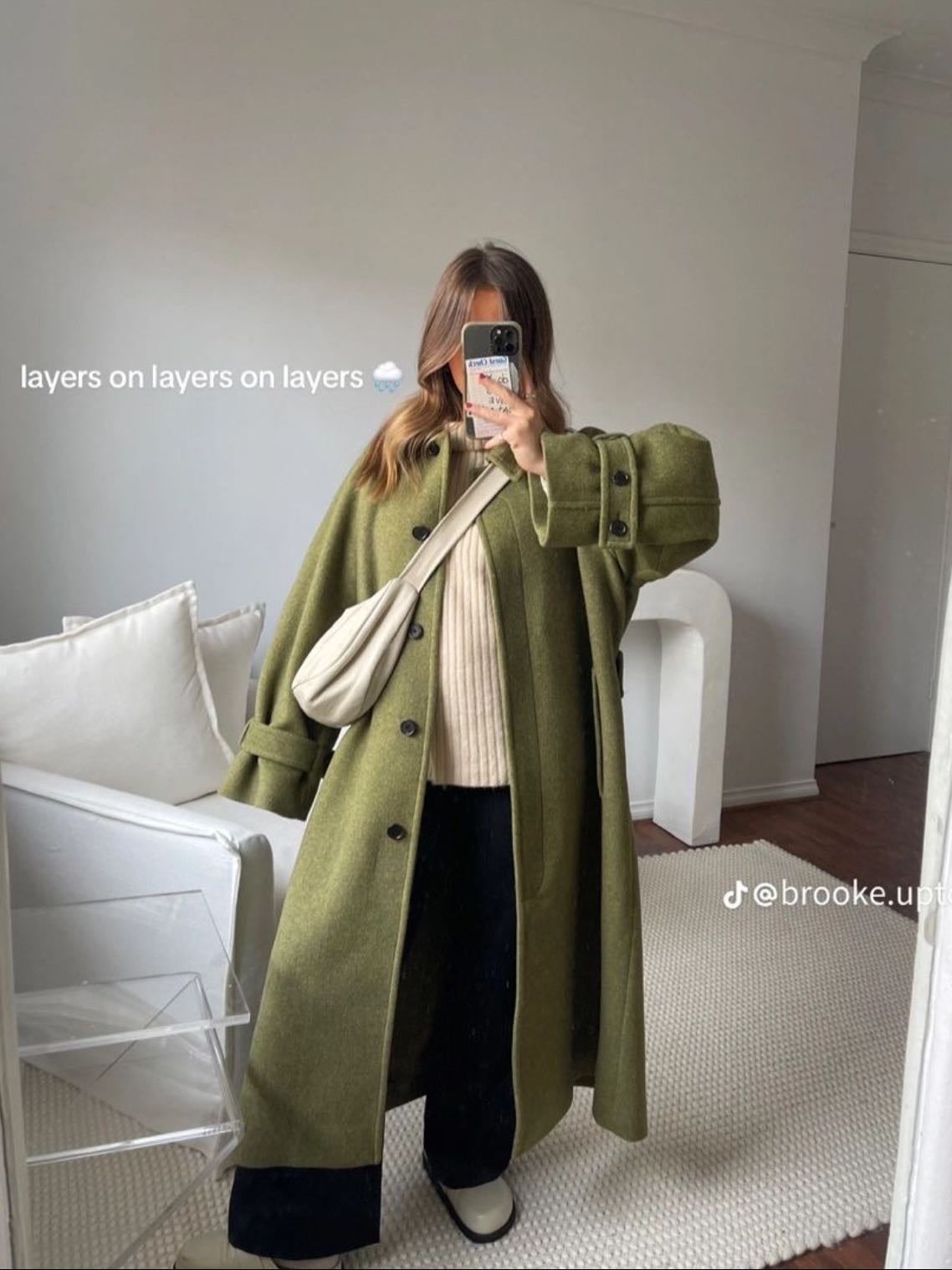 Gabardina verde