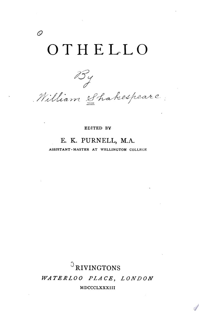 Othello - William Shakespeare