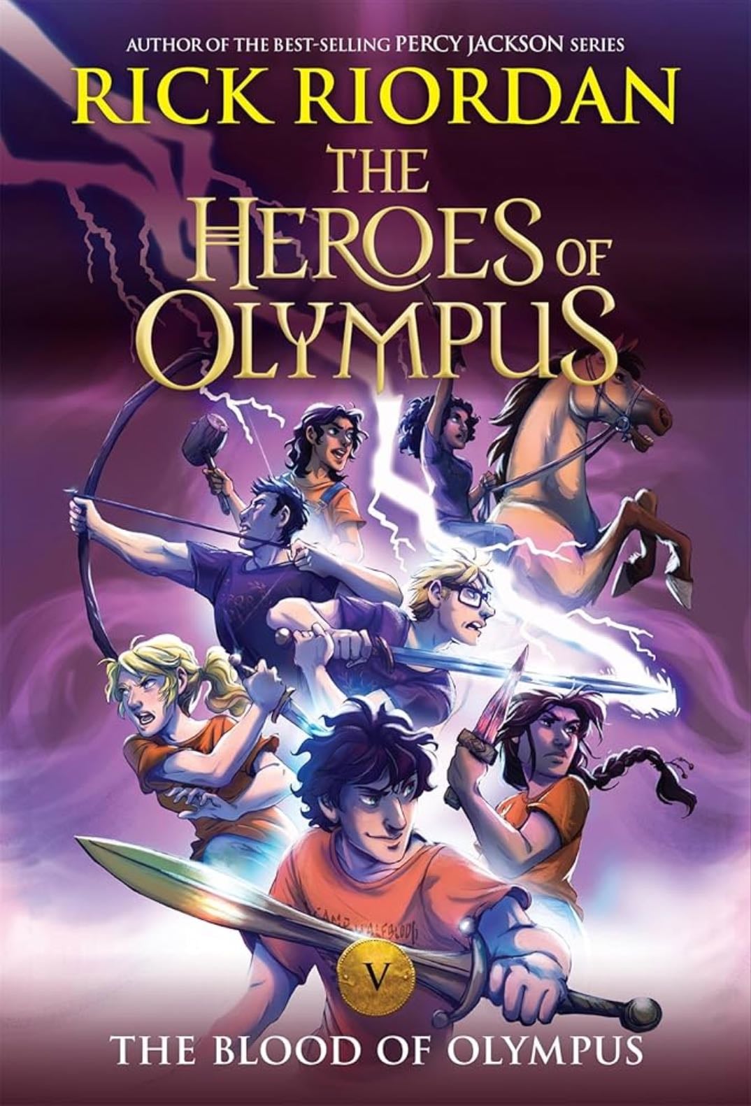 The Heroes of Olympus: The Blood of Olympus - Rick Riordan · 2014