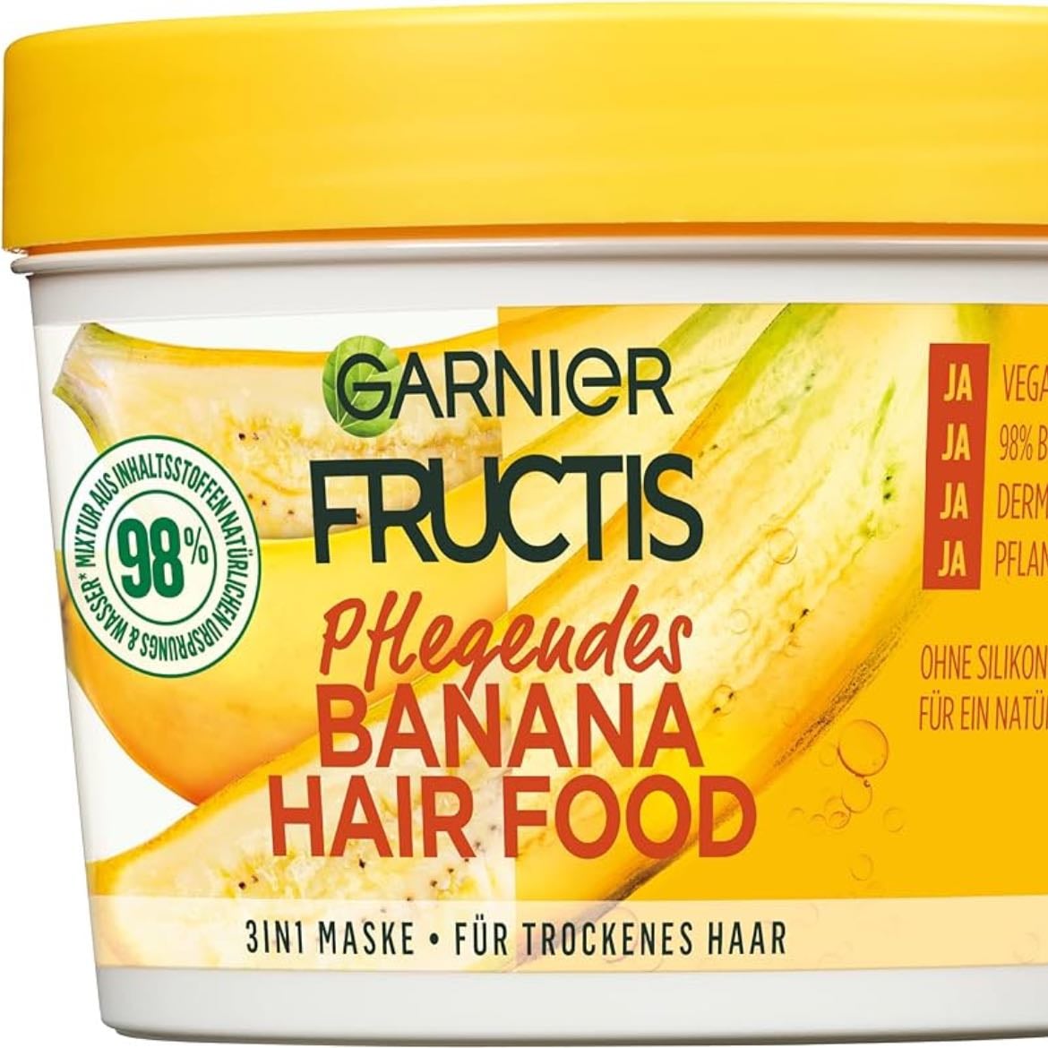 Mascarilla FRUCTIS banana - Para darle fuerza al cabello, huele muy rico y deja el cabello con ondas bonitas