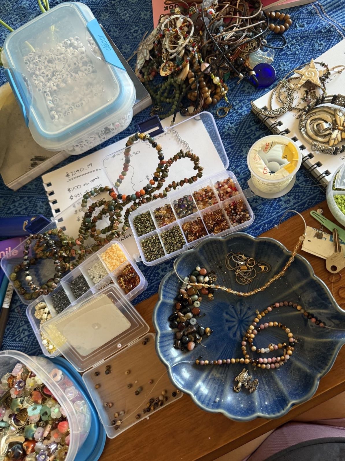 beading