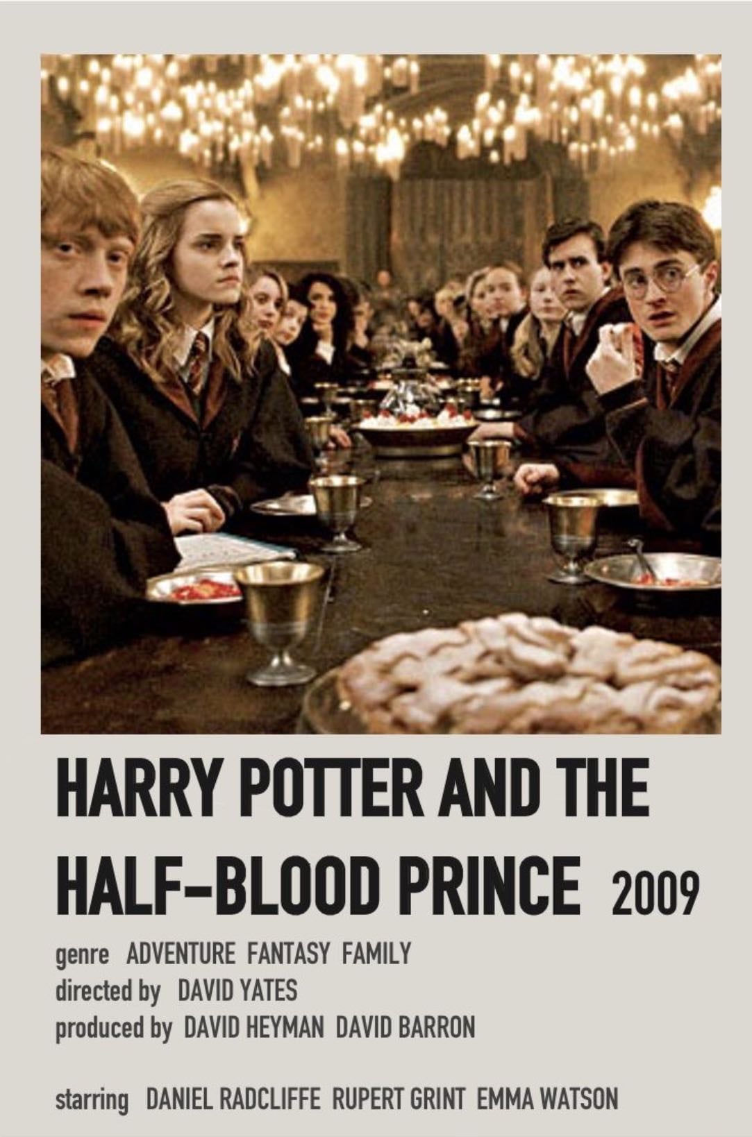 Harry Potter and the Half-Blood Prince - David Yates · 2009