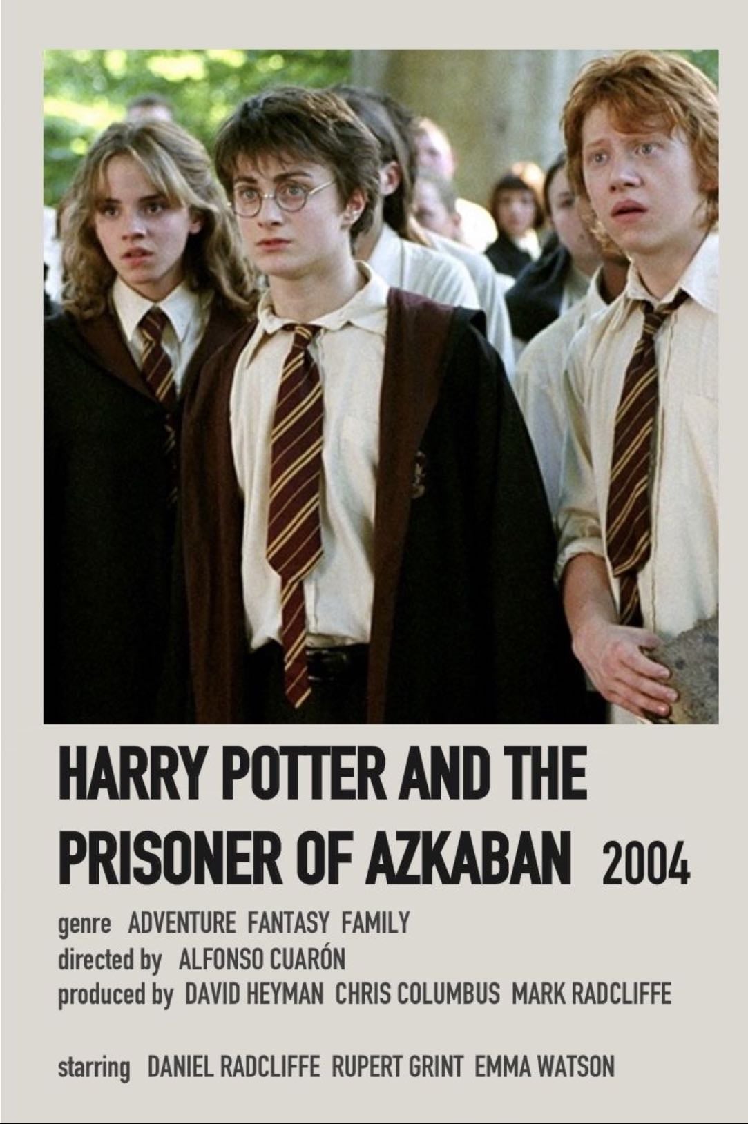 Harry Potter and the Prisoner of Azkaban - Alfonso Cuarón · 2004