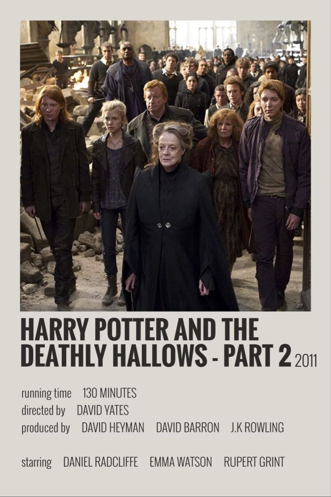 Harry Potter and the Deathly Hallows: Part 2 - David Yates · 2011