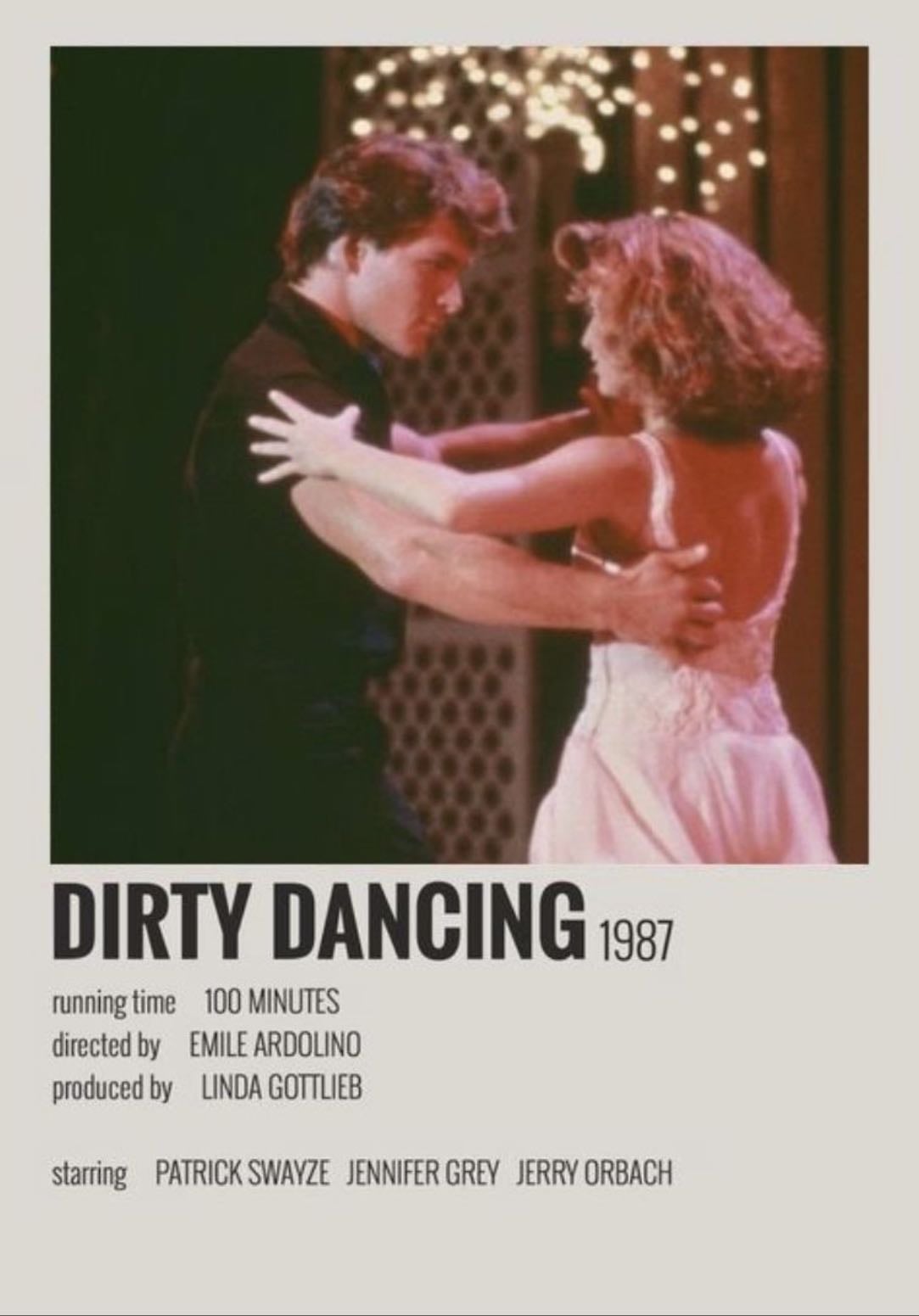 Dirty Dancing - Emile Ardolino · 1987