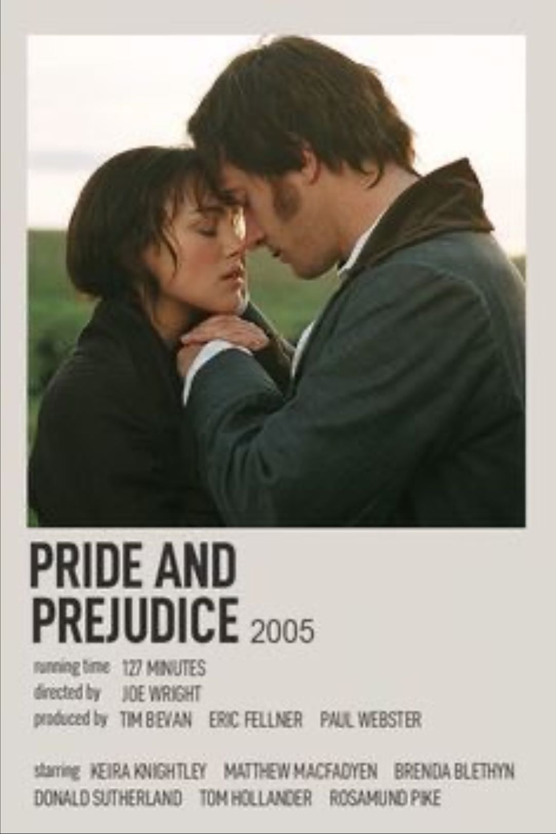 Pride & Prejudice - Joe Wright · 2005