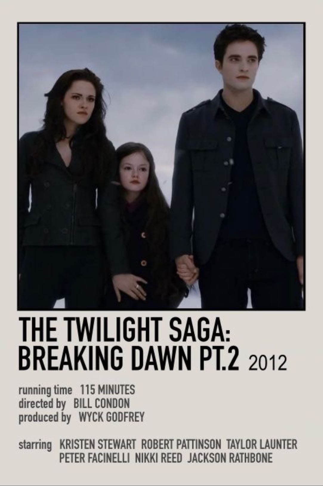 The Twilight Saga: Breaking Dawn - Part 2 - Bill Condon · 2012