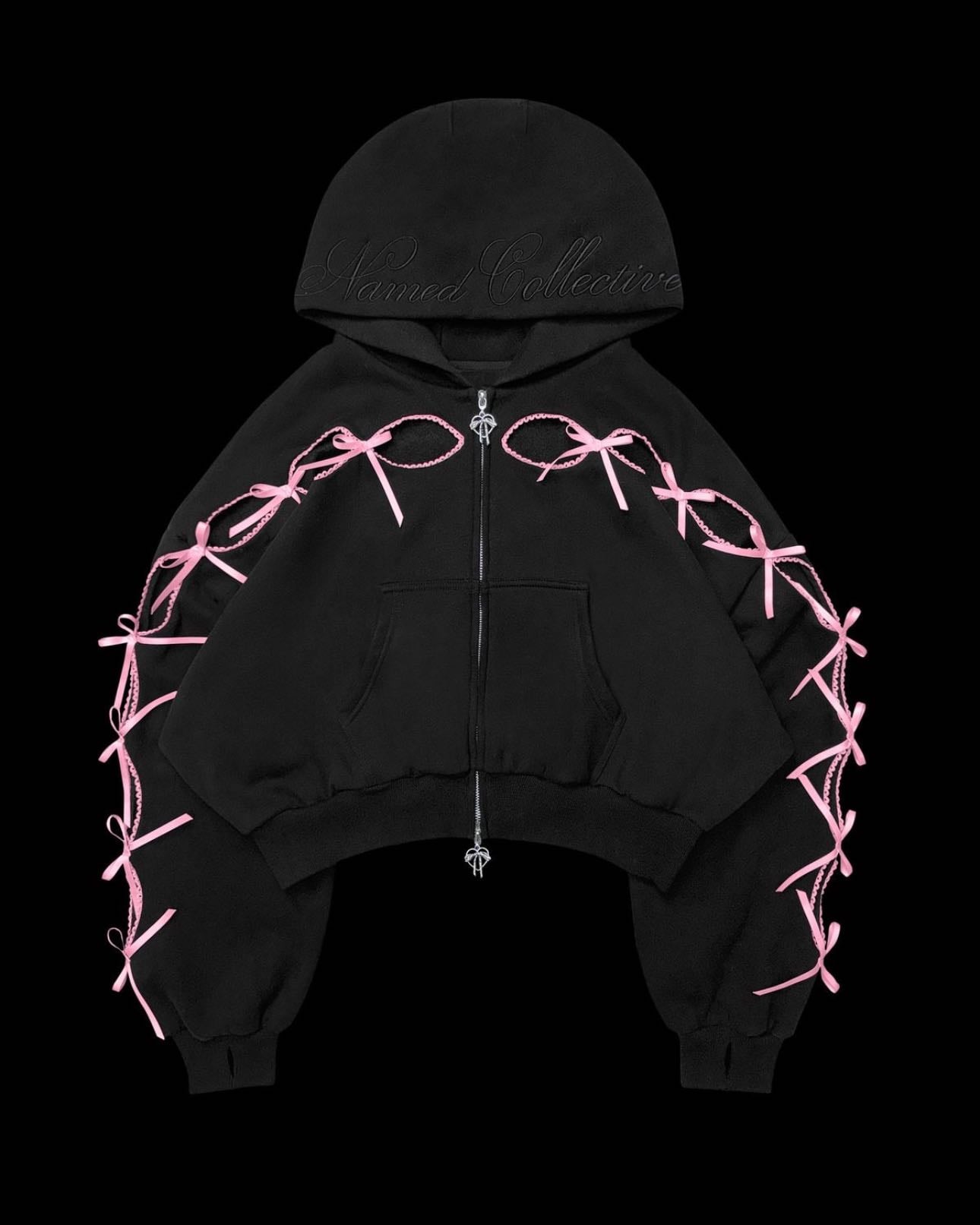 Ribbon sculpt hoodie - £80
