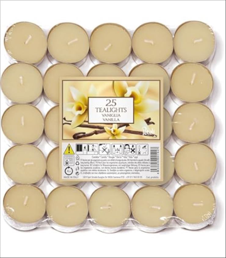 25 Vanilla Tealights - £4.86
