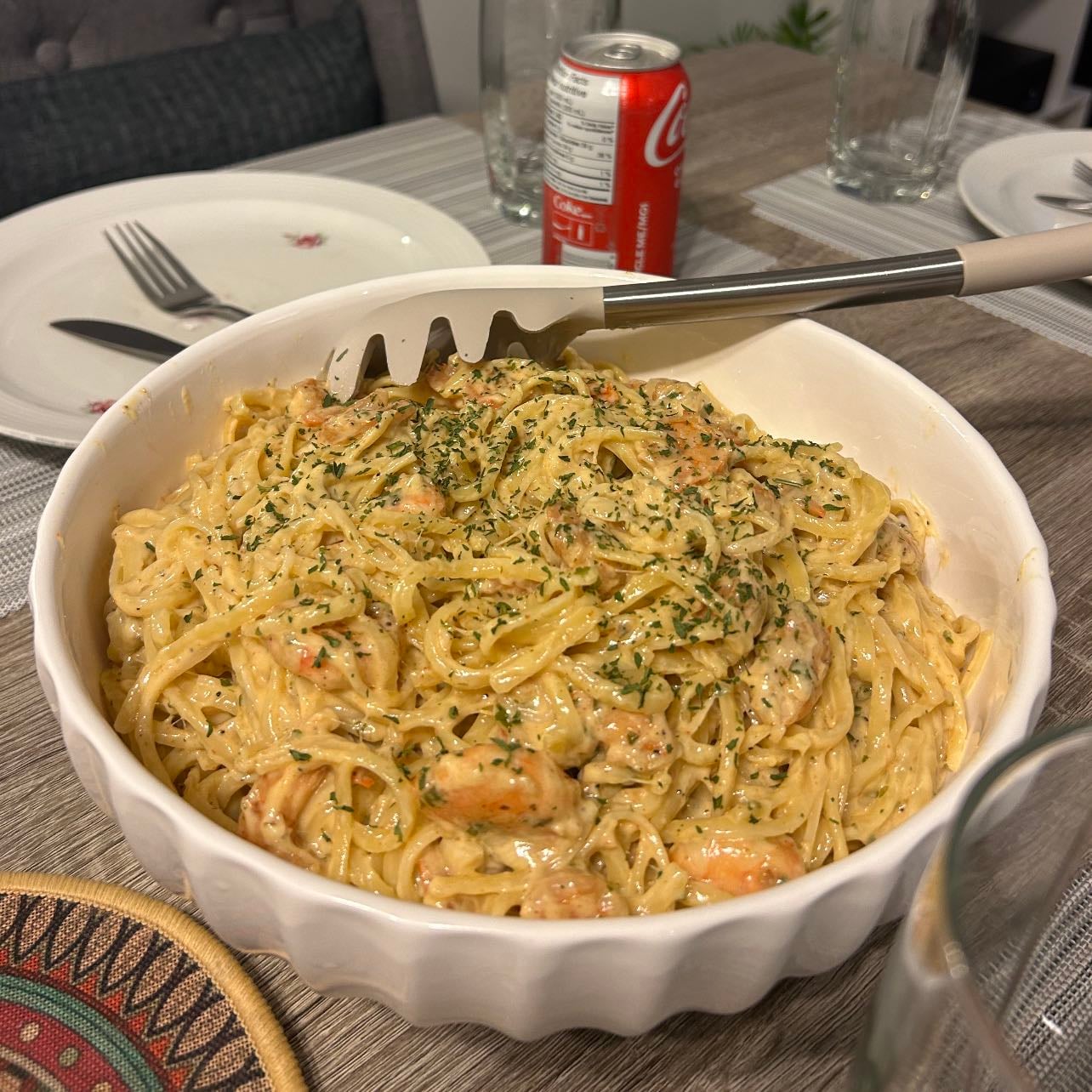 Creamy Shrimp pasta