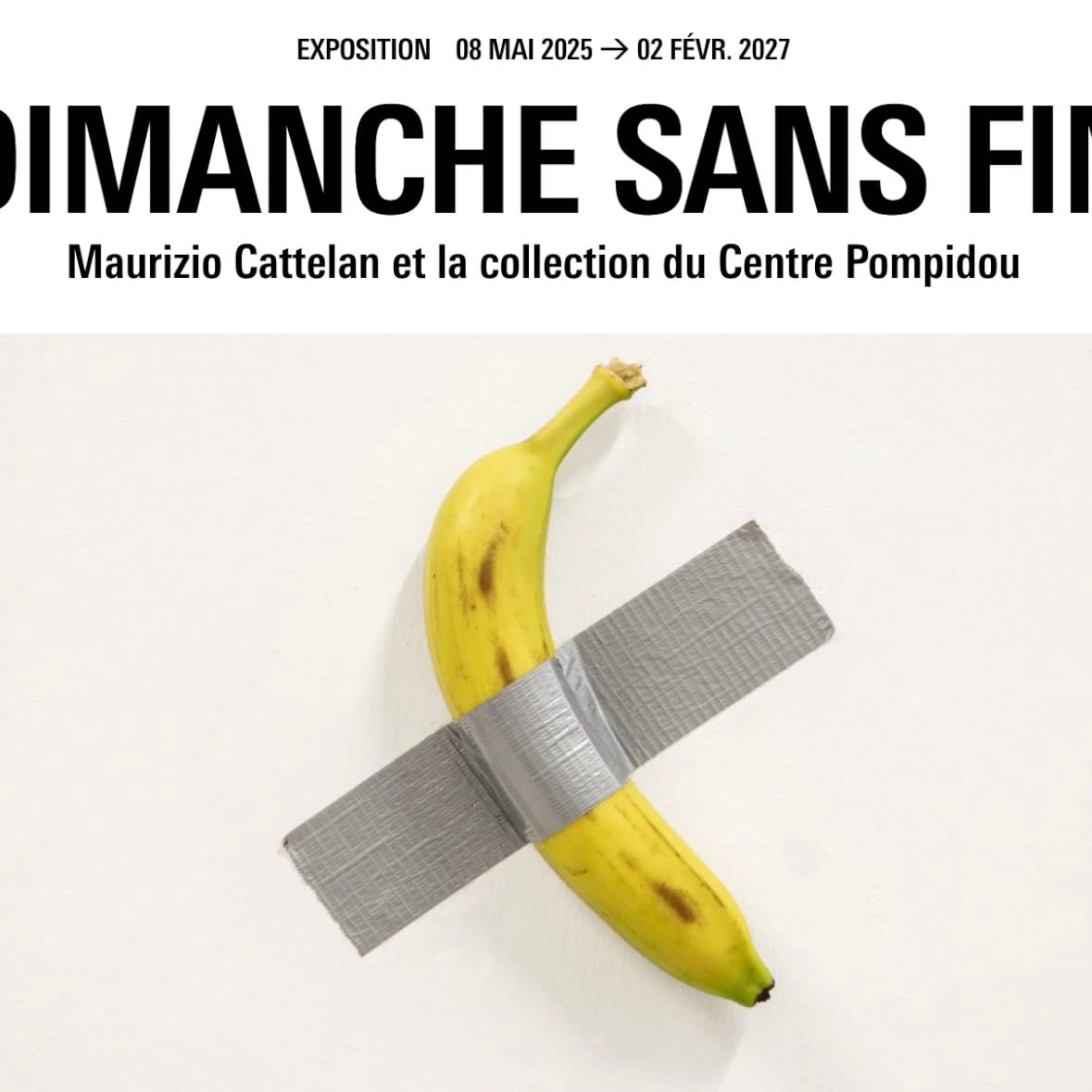 Maurizio Cattelan - Un dimanche sans fin