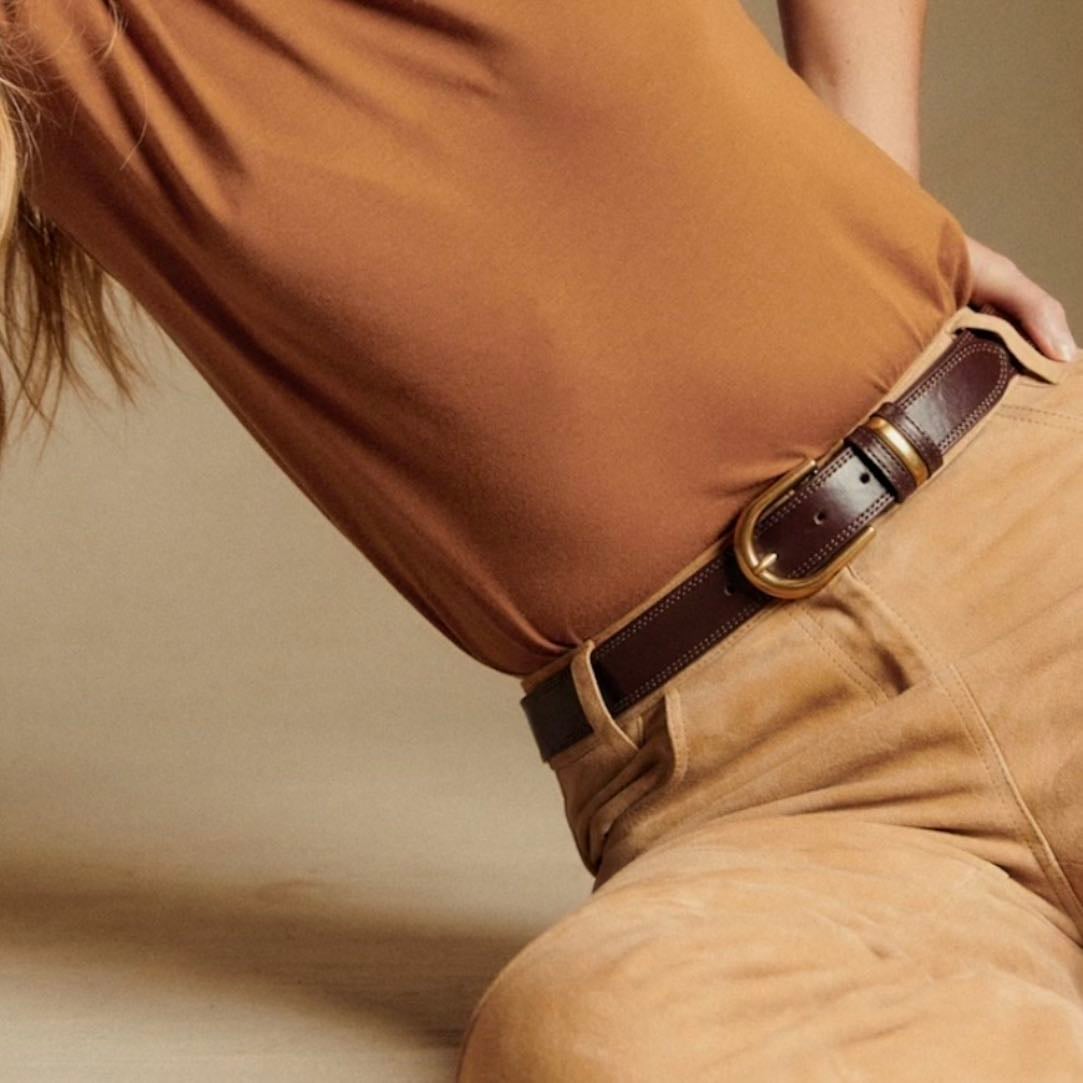 Ceinture marron glacΓ© - 65β¬