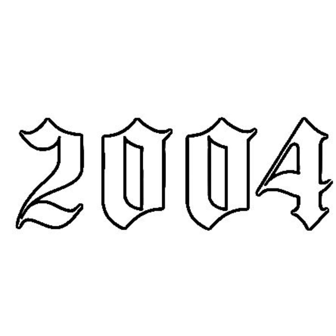 birth date - ‘2004’ in new york times font