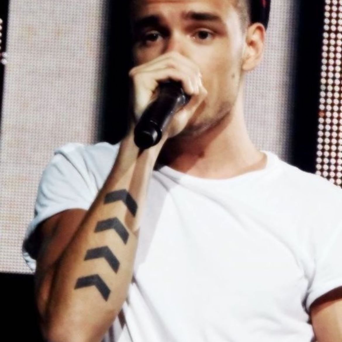 liam payne tribute - his arrow tattoo but make it smaller and on the side of my wrist on the same arm as his.